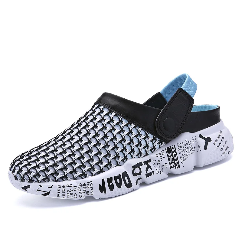 De los hombres zapatillas de verano Zapatos transpirables zapatos de playa guay Flip Flops uso exterior para el hogar Zapatillas para hombre de gran tamaño 39-46 hombre calzado Casual