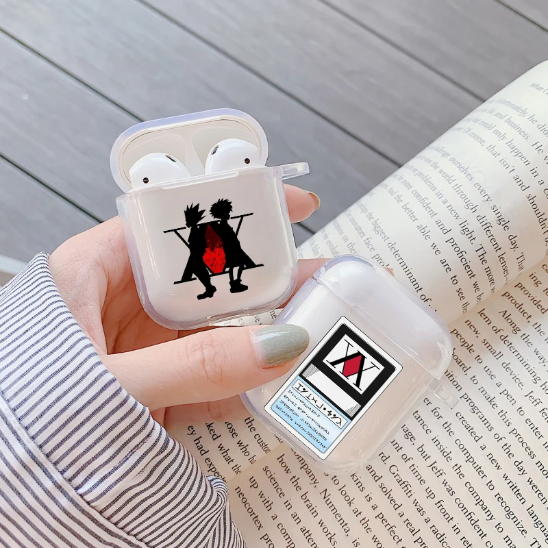 Hunter x HXH аниме Hisoka Gon Freecss чехол для Airpods 2 1 s Для Air pod прозрачные Симпатичные из