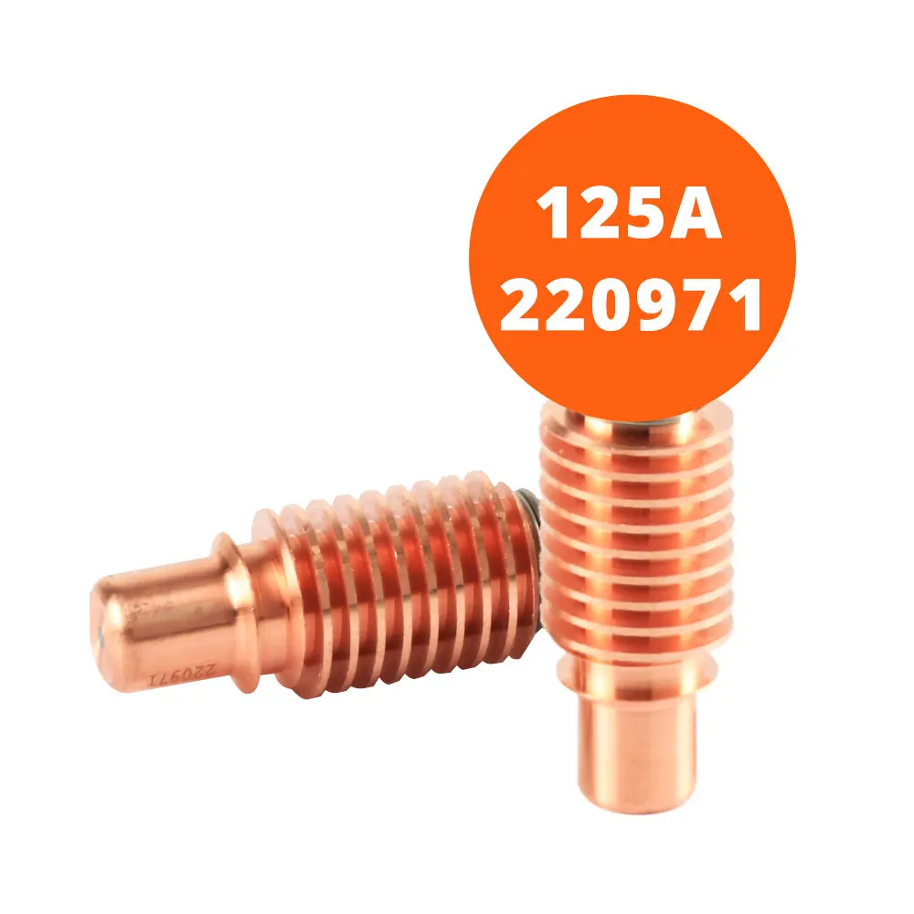 10 шт./лот 220971 плазменной резки фонарь расходные электроды для 125A PKG/10