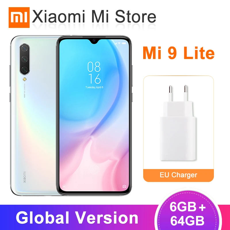 Глобальная версия Xiaomi Mi 9 Lite 6GB 64GB(CC9) Смартфон Snapdragon 710 Octa Core 48MP Тройная камера NFC 4030mAh