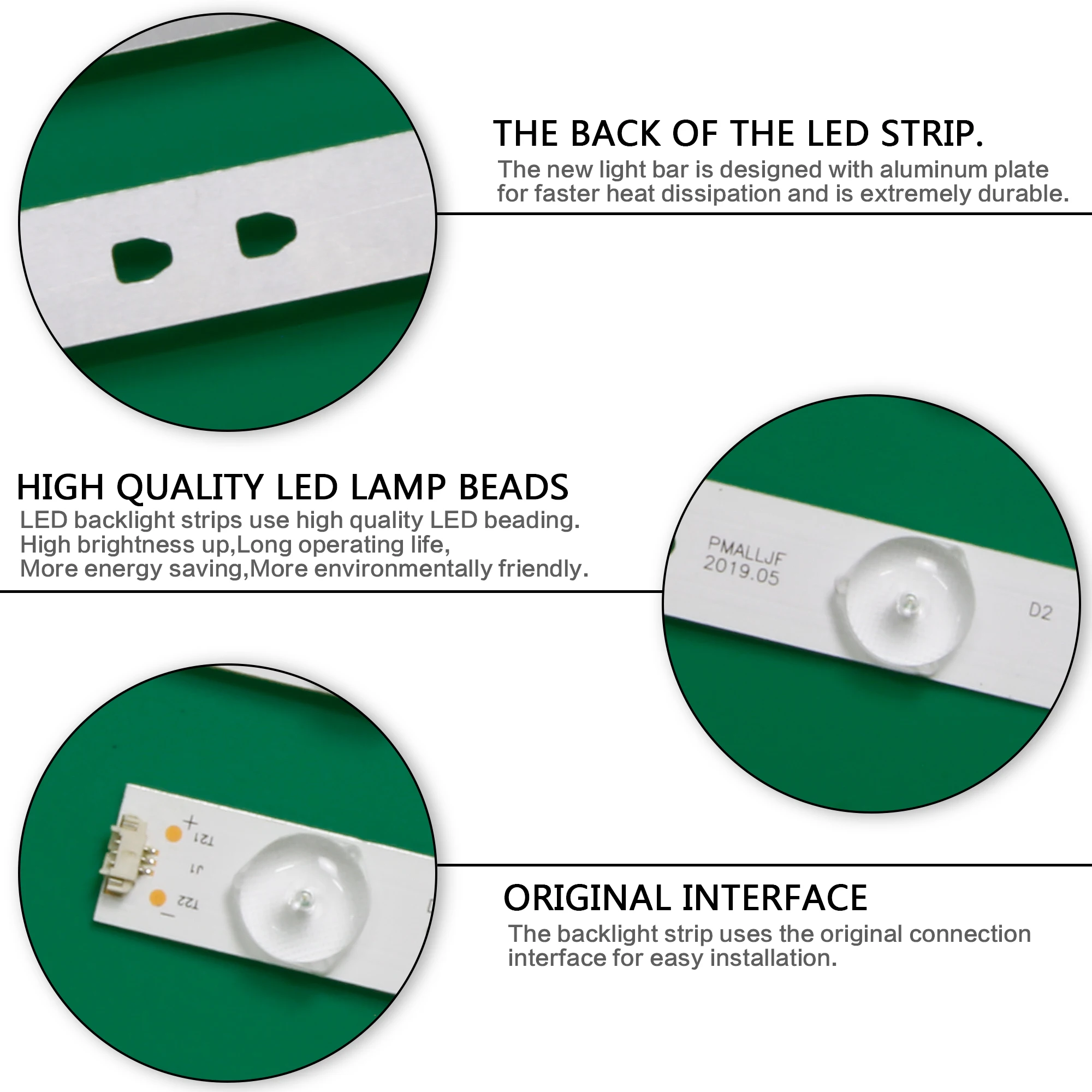 New LED Backlight strip 10lamp LED315D10-ZC14-07(A) 30331510213 LED315D10 for LE32A7100L LED315D10 LE32D8810 LE32B310N