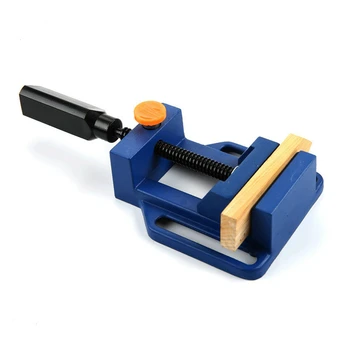 

FGHGF Durable Mini Vise Aluminum Drill Press Vise Rotate DIY Hand Tools Quick Release Mechanical Clamp Woodworking