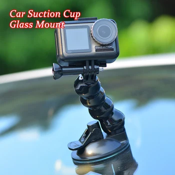 

Action Camera Car Suction Cup Adapter Window Glass Mount for Gopro SJCAM SJ7 Yi Dji Osmo Action Phone Sucker Car Holder Mount