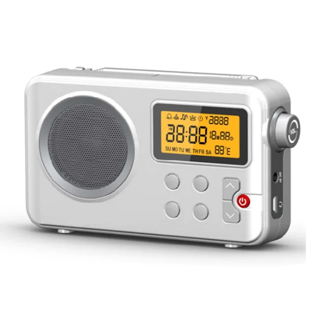 Radio NK AB1904 FM/AM portable desktop Radio, LCD display with light