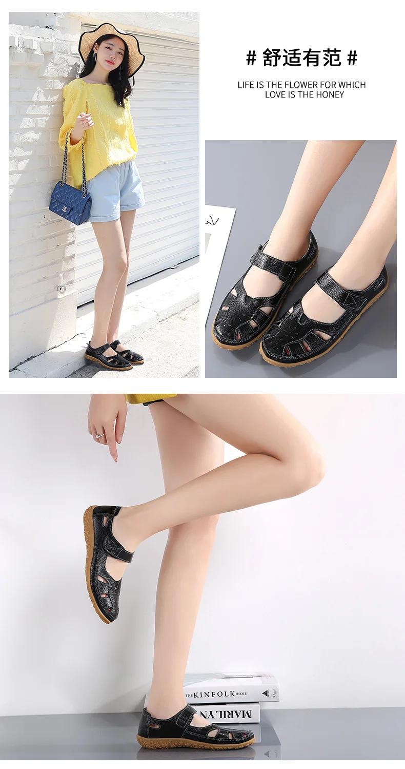 Women Sandals Casual Summer Ladies Closed Toe Beach Sandals Walking Women Flats Shoes Outdoor Comfort Female Fashion Sneakers 42 high wedge sandals