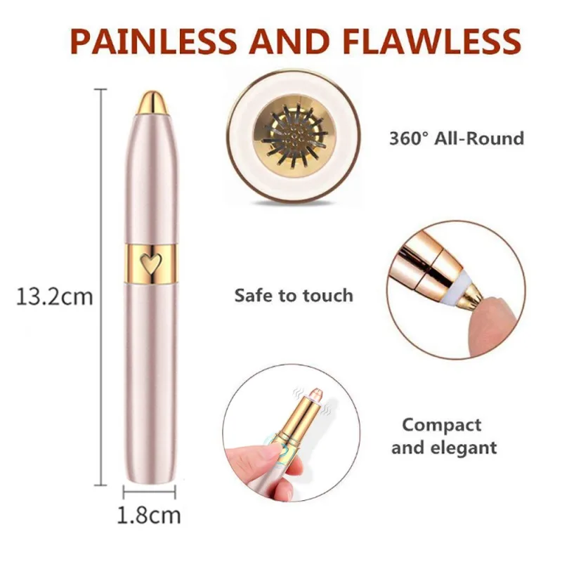 Электрический с крышкой формовочный нож usb зарядка триммер для бровей губная помада Форма Бритва для бровей инструмент