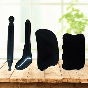 

Resin Beeswax Massage Scraping Facial Back Neck Massager Massage Comb Health Relaxed Anti-cellulite