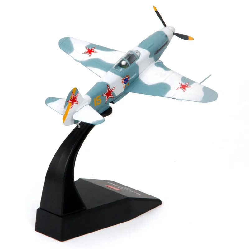

1: 72 Soviet Union Jacques 3 Fighter Plane World War II Model Plane Alloy Finished Product Military Decoration Yak-3
