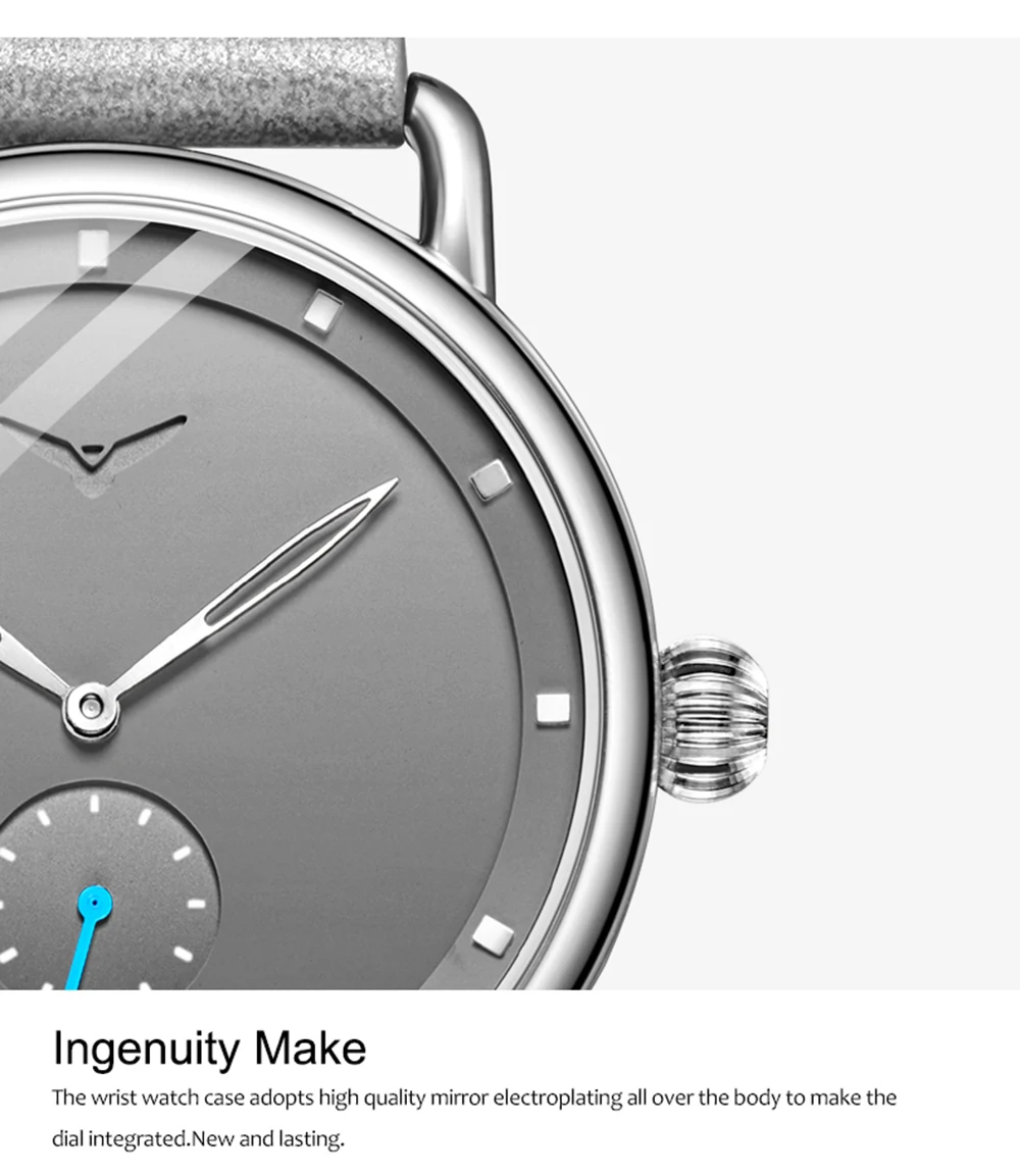 New Top Brand Fashion Casual Simple Men Watch Male Wristwatch Sports Clock Leather Waterproof Quartz Watch Men Relogio Masculino