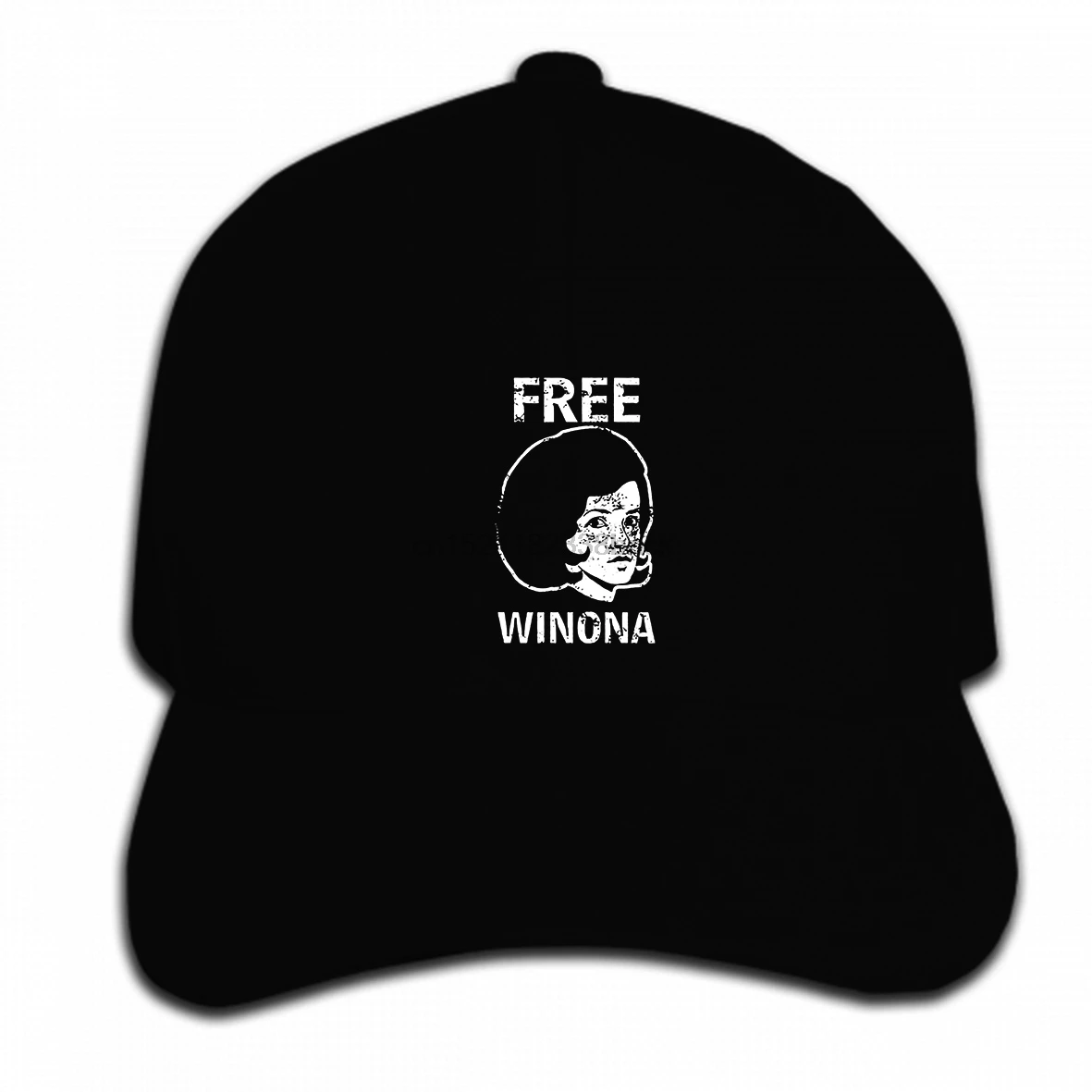 Принт бейсбольная Кепка Под заказ хип хоп бесплатно WINONA Ryder винтажный вид Бруклин Голливуд Размеры S 5X солнцезащитный козырек Кепка