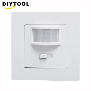 

AC 220V Infrared PIR Motion Sensor Recessed Wall Module Light Switch