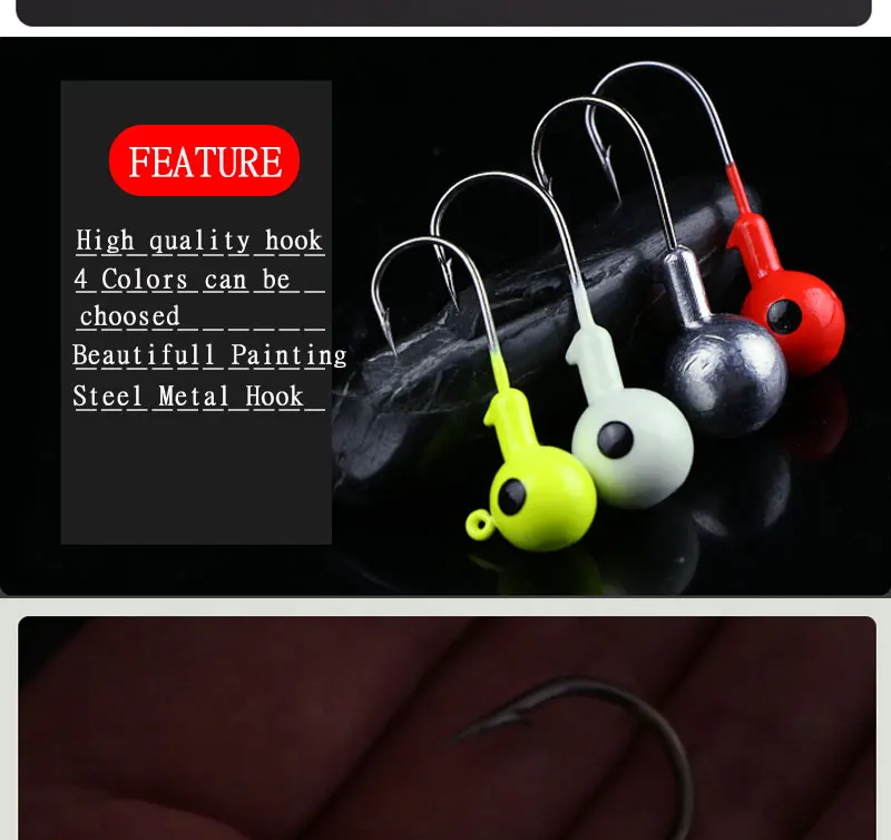 PD02527-HAMEÇON. Hameçon à Tête Plombée. Crochet à Ver. Pour La Pêche