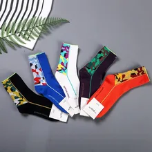 Чистый цвет Камуфляжный носок Модные Повседневные Спортивные удобные дышащие осенне-зимние женские хлопковые носки корейские calcetines mujer