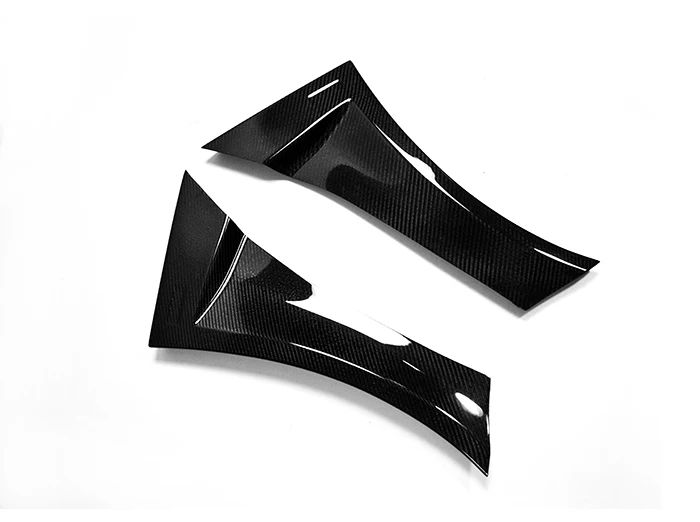 

For Impreza GRB GVB VRS Style Wide Body Version Carbon Fiber Side Air Panel Glossy Finish Fender Intake Duct Drift Vent Kit Trim