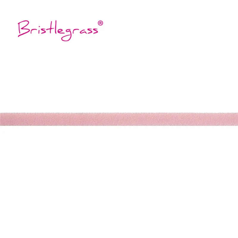 BRISTLEGRASS 2 5 10 Yard 3/16" 5mm Nylon Skinny Flat Elastics Cord Tube Rope Spandex Band String Face Cover Ear Loop Sewing Trim