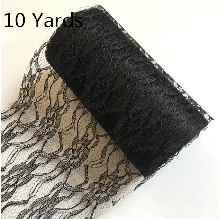 10Y Black 15 см 100 ярдов сетка тюль рулон DIY юбка-пачка подарочная упаковка на день рождения праздник в честь рождения ребенка, Рождество свадьба партия поставка спрос среди детей - Цвет: 10Y Black