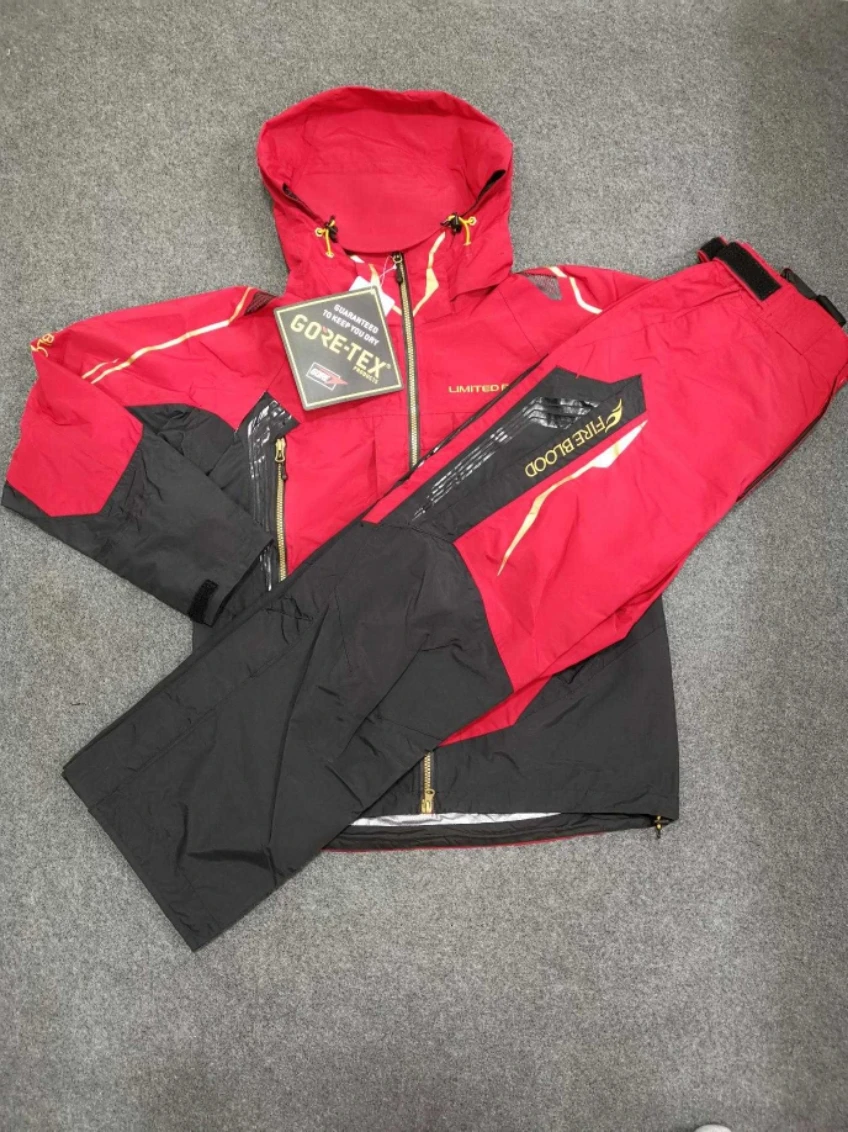 New Waterproof Fishing clothing Set Long sleeve GORE-TEX PACKLITE 123R Spring Quick Drying Outdoors Breathable Fishing Coat