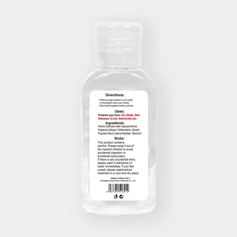 75% Alcohol DHL 3000ML Press Hand Sanitizer 50 pcs Soothing Gel Quick-Drying High Quality Portable No-wash Hand Sanitizer