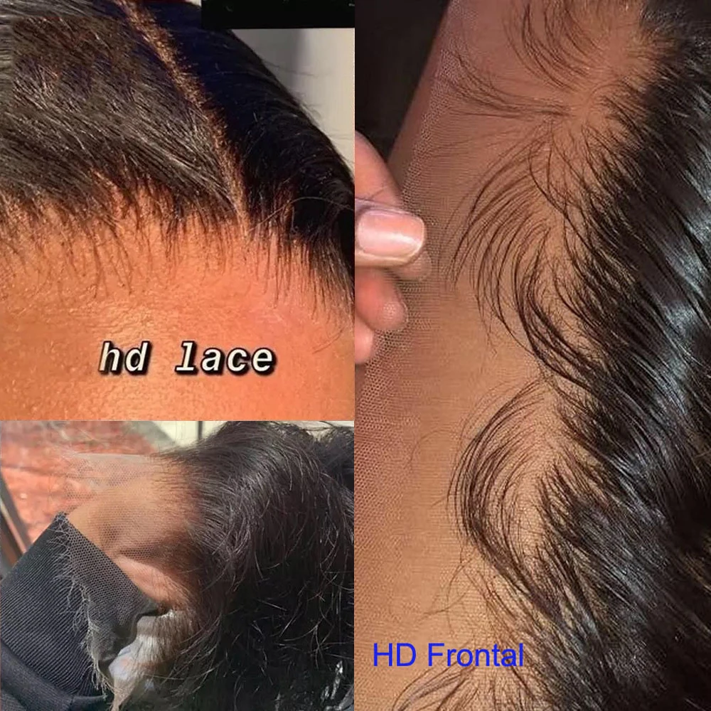 HD Lace Frontal Pre Plucked 13x4 Lace Frontal Closure Peruvian Body Wave  Transparent Lace Frontal Bleached Knots HD Closure - AliExpress Hair  Extensions &amp; Wigs