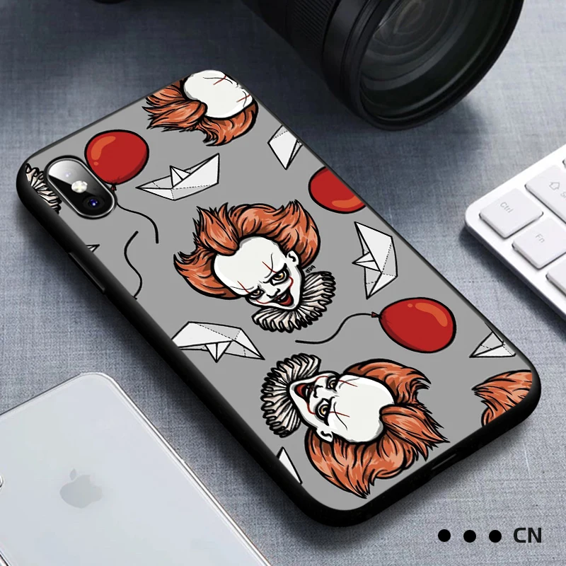 Чехол для телефона iphone 11 Pro Max XR XS MAX X Pennywise Clown Float It Apple 8 7 6 5S s Plus Силиконовый ТПУ