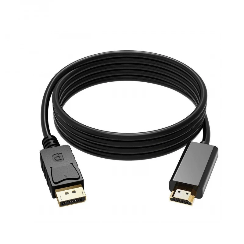 

DP to HDMI 1.8M display port Displayport Male DP to HDMI Male Cable Adapter Converter for PC Laptop HD Projector TV