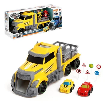 

Truck-tracking "Autobot" with toy cars, transformers