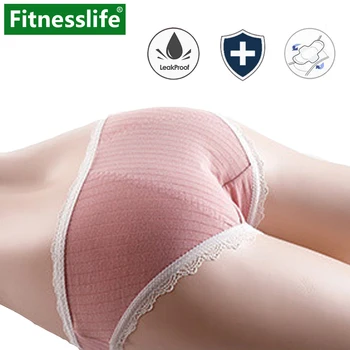 

Leak Proof Menstrual Period Panties Cotton Underwear Small for Teen Women Feminine HygieneSoft Under Pants Female Briefs M L XL