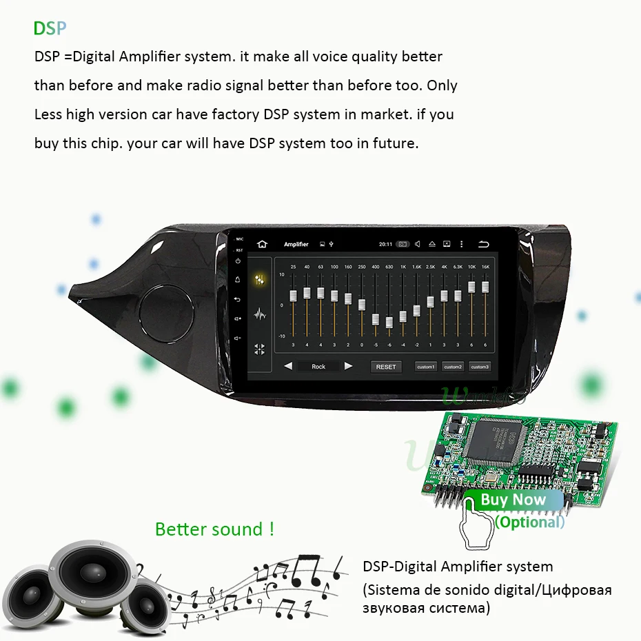 Sale DSP Android 9.0 IPS 2.5D Screen 4G RAM 64G ROM GPS Radio For KIA Ceed 2013 2014 2015 Navigation Stereo Audio Head Unit  No DVD 8