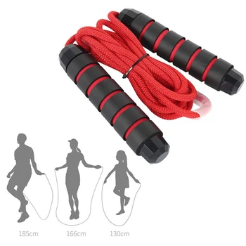 

3m PVC Adjustable Skipping Rope Foam Padded Handle Jump Rope Training Exercise Workout Fitness Equipment Boxing Skipping Sport