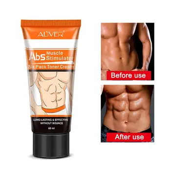 

Abdominal Muscle Ointment Fat burning Massage Slimming Cream 60ml Solution and Fat Reduction Ointment for Men and Women