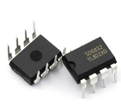 Новый оригинальный 10 шт./лот SD6832 6832 DIP 8|Инструменты для кабеля| |