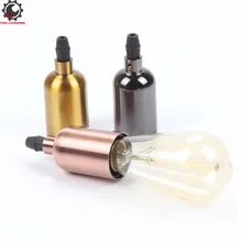 Винтажный подвесной светильник Эдисона E27 с винтовой лампочкой, держатель для цоколя, e27, патрон для лампы, держатель для лампы, ретро фитинги, Soquete Lam