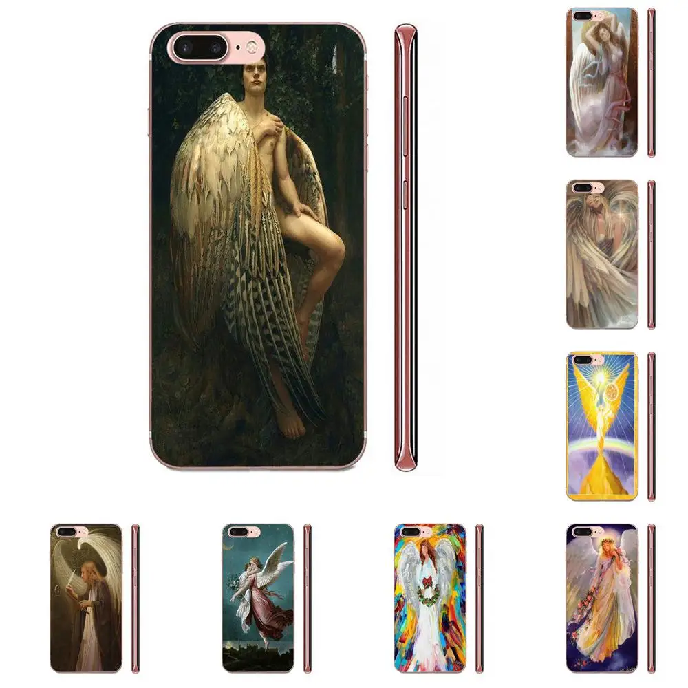ТПУ узор Розовый для LG K50 Q6 Q7 Q8 Q60 X Power 2 3 Nexus 5 5X V10 V20 V30 V40 Q Stylus Angels наблюдают за вами