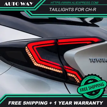 

Car Styling tail lights case for Toyota CH-R C-HR taillights Toyota CHR 2018 LED Tail Lamp taillight CH-R C-HR TAIL Lights LED