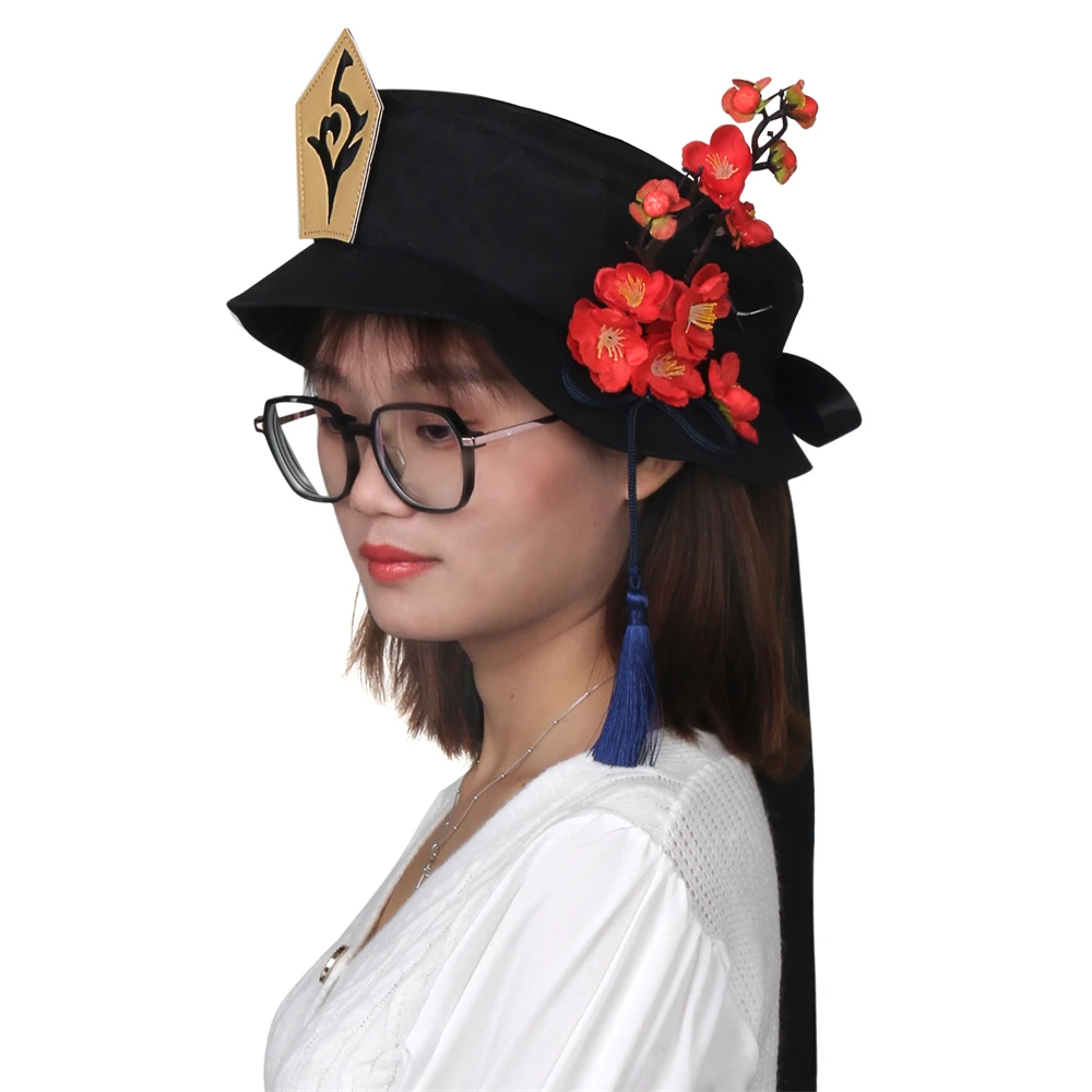 Gioco Genshin Impact Hu Tao cappello ben fatto Hutao Cos Cap copricapo  puntelli Cosplay bel regalo formato adulto|Boys Costume Accessories| -  AliExpress