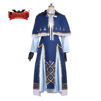 

Fire Emblem Marianne Cosplay Costume Dress Blue Dress Custom made All Size Full set Halloween costume
