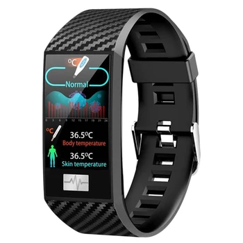 

DTNO.I DT58 Pro IP68 Outdoor Health Smart Watch Accurate Body Temperature Bracelet 24 Hour Temperature Monitor