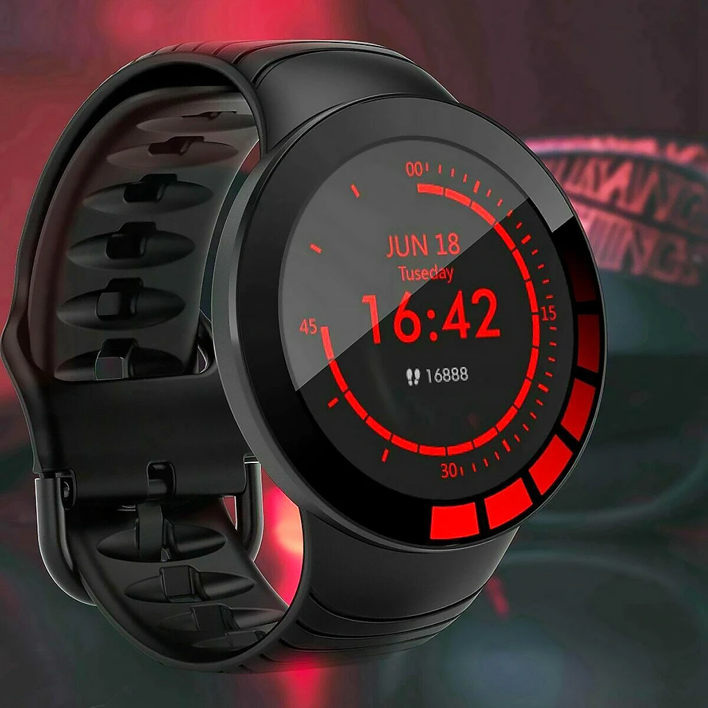 

Heartrate Smart Watch 1.28 Touch Screen Round Dial Blood Pressure Oxygen Detection Sport Watch