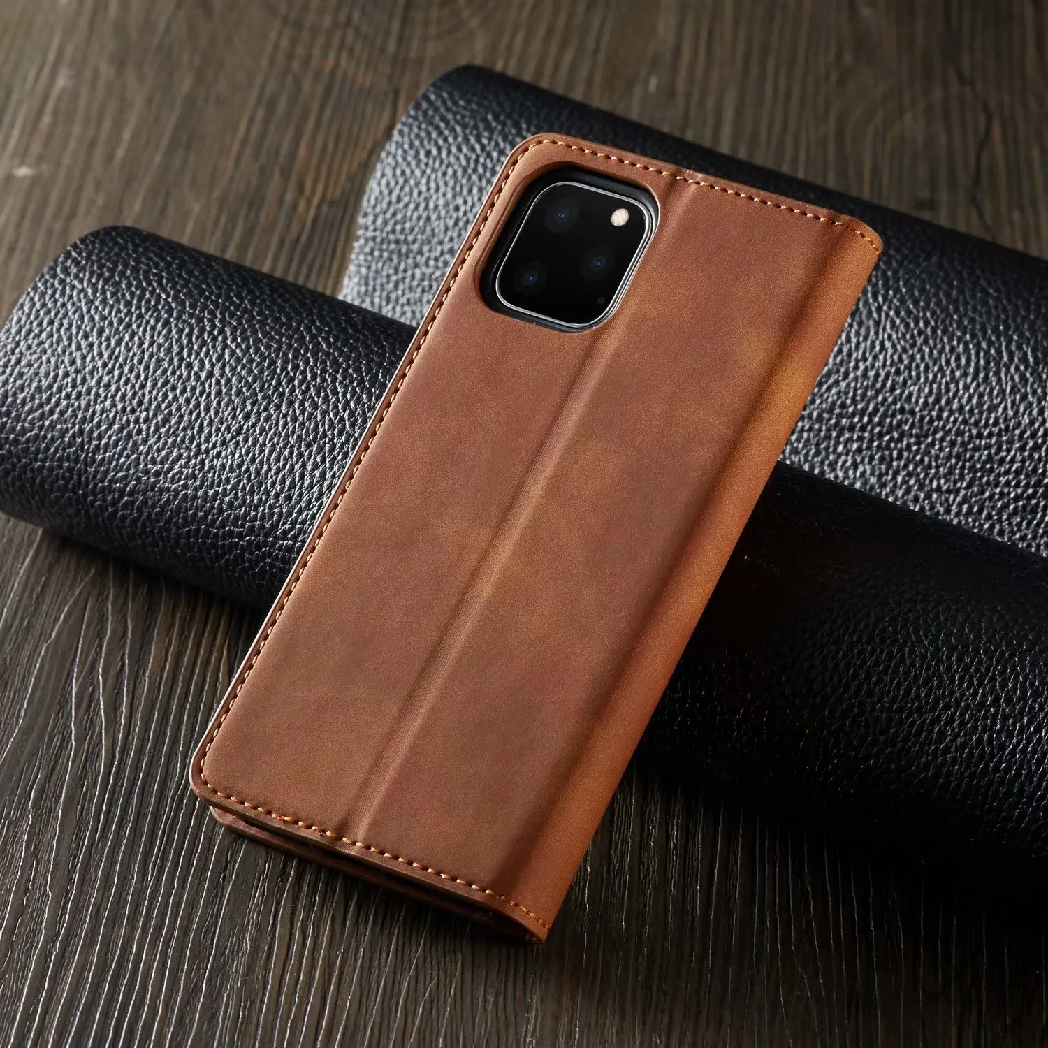 Кожаный флип-чехол для Iphone 11 Pro Etui Магнитный чехол для Iphone 11 Pro Max кошелек чехол для Iphone11 11pro Carcasa
