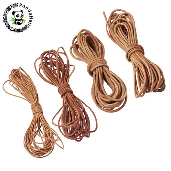 

Cowhide Leather Cord 1mm 1.5mm 2mm 3mm Black Brown Leather Jewelry Bracelet Necklace Cord Material for Jewelry Making DIY 5m/10m