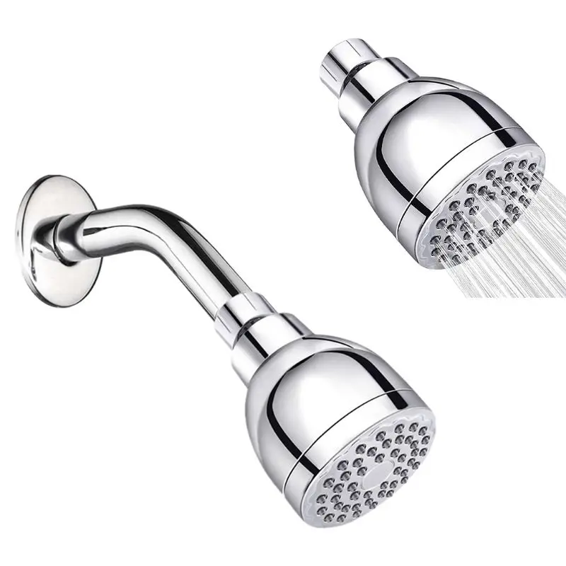 

High Pressure Shower Head Anti-leak Fixed Showerhead with Adjustable Swivel Ball Joint for Home Bathroom