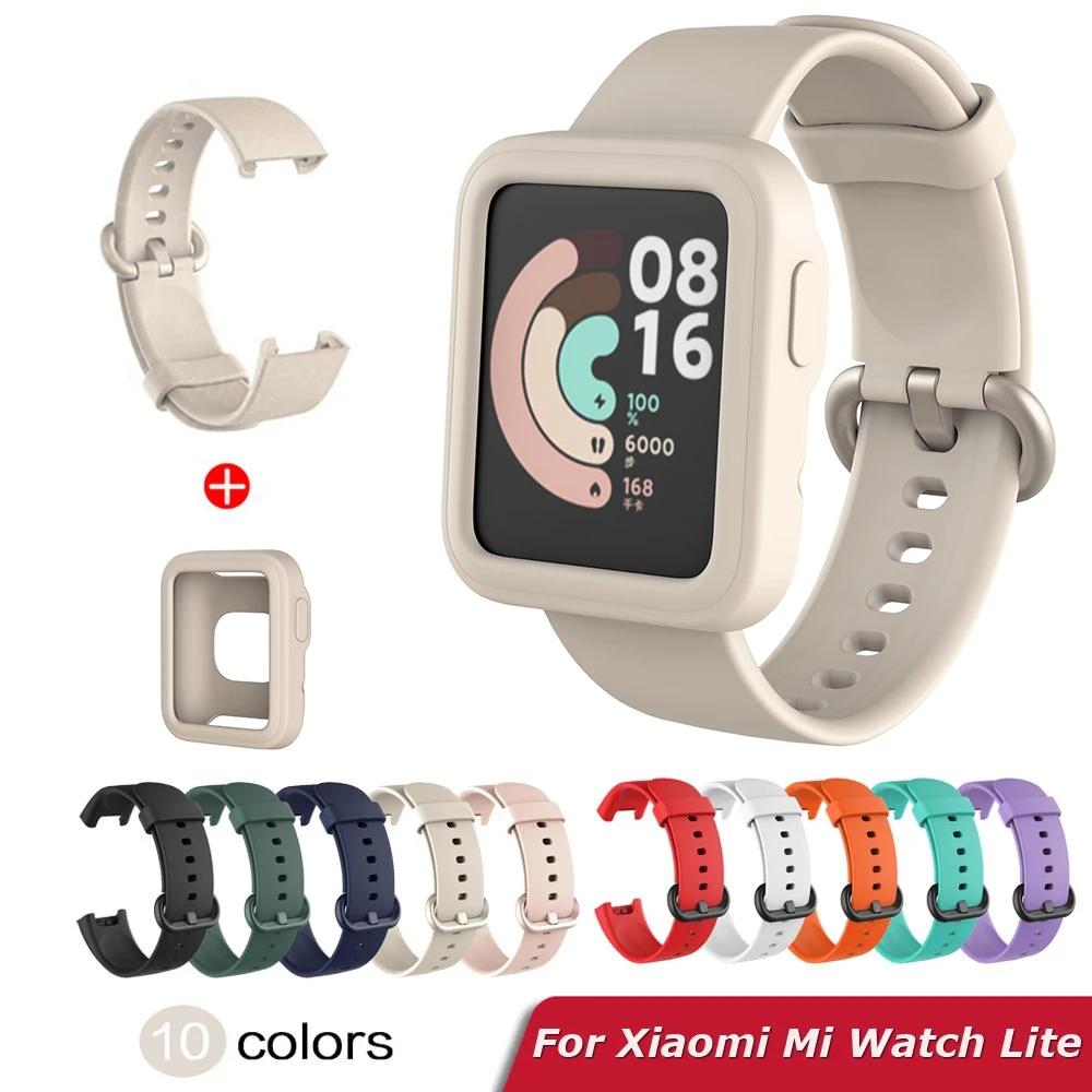 Роскошный силиконовый сменный ремешок для Xiaomi Mi Watch Lite смарт-часов Redmi 2  | Watchbands -1005002795179652