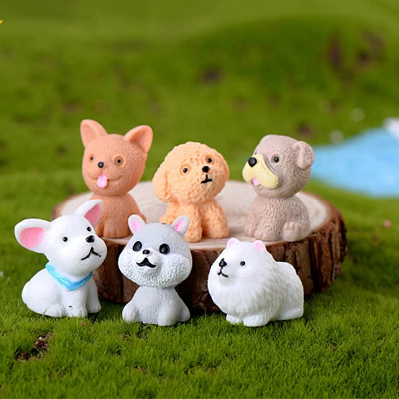1 шт. мини фигурки собак модель домашних животных кукла искусственная игрушка