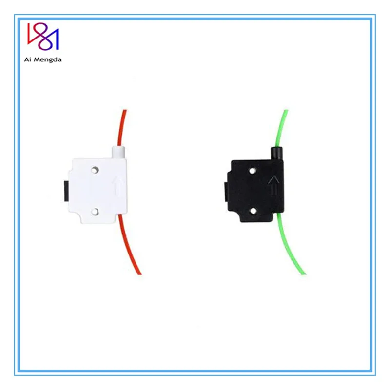 1.75mm, Black, 2 3D Printer Filament Detection Sensor Module Filament Run-Out Pause Detecting Monitor Black for 3D Printer Lerdge Board 1.75mm