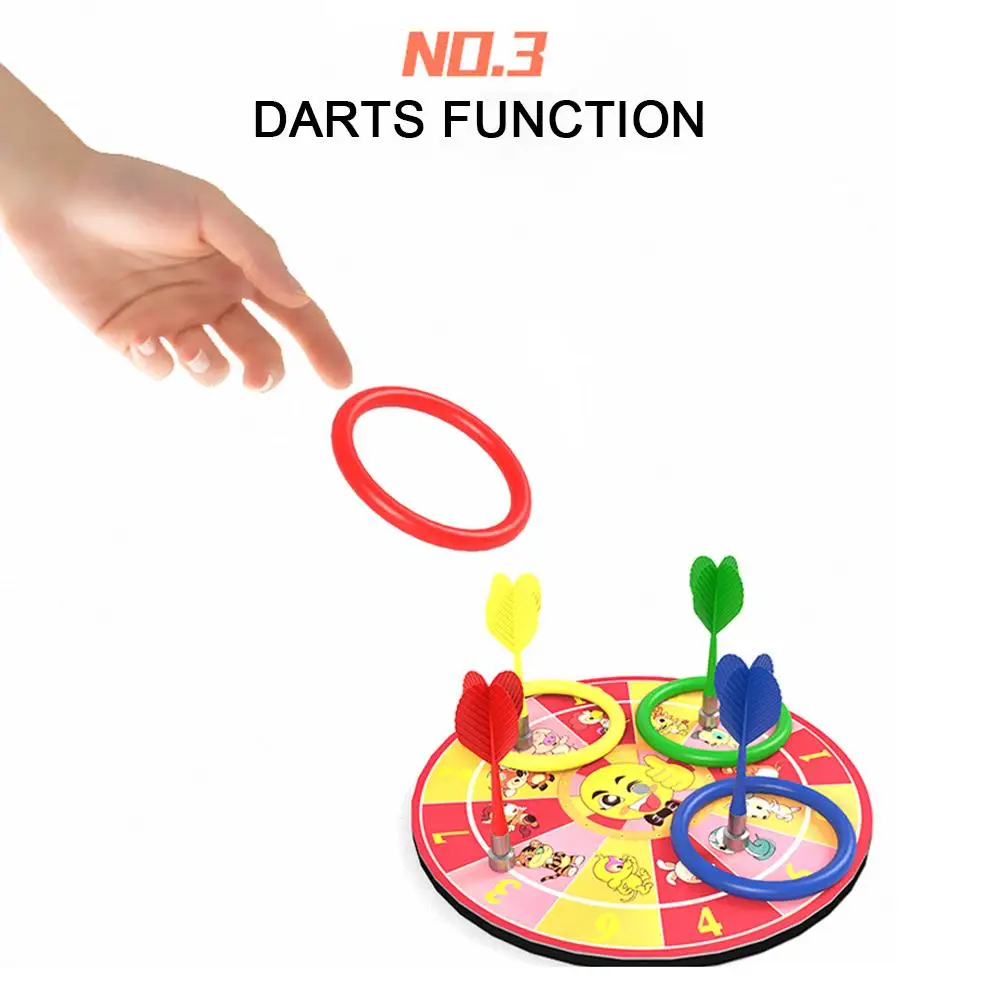 Multifunctional Detachable Table Tennis Trainer Safe Magnetic Dart Elastic Soft Shaft Rebound Table Tennis Training
