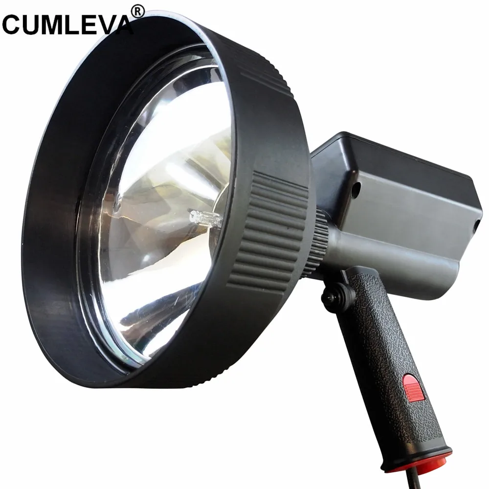 12v 7'' 175mm 35w/55w 3500/4500lm Hid Hunting Spotlight Handheld