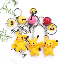 Мультяшный любимец эльф детектива Пикачу Кукла-брелок для ключей Автомобильный подвесной орнамент маленькие подарки подарок на день рождения