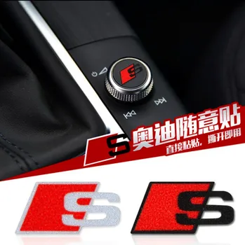 

1pcs car interior sticker multimedia button decal For Audi a3 a4 a5 a6 s4 s5 s6 s7 c5 c6 b7 b8 b6 q3 q5 q7 8p 8v Car accessories