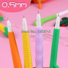 3 шт. корейские канцелярские Мультяшные милые морковная ручка реклама креативные изогнутые школьные офисные гелевые ручки Рождественский подарок ручки поставка