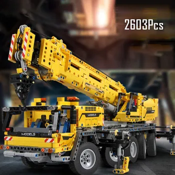 

Technic Motor Power Mobile Crane Mk II Car 42009 Model Building Blocks Bricks Toys Kids gifts Compatible MOC 0853